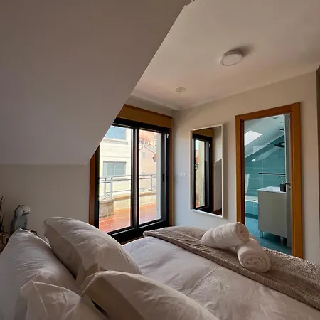 El Balcon Del Mar Portonovo - アパート サンシェンショ